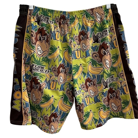 Flow Society kids  Mad Monkey Lacrosse Shorts Multicolor Size Large youth - Picture 1 of 11